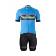 2021 Abbigliamento Ciclismo Bontrager Blu Manica Corta e Salopette QXF21-0045