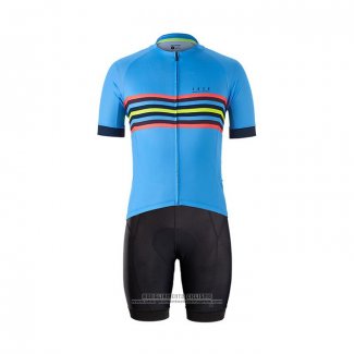 2021 Abbigliamento Ciclismo Bontrager Blu Manica Corta e Salopette QXF21-0045