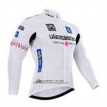 2015 Abbigliamento Ciclismo Giro d'Italia Bianco Manica Lunga e Salopette