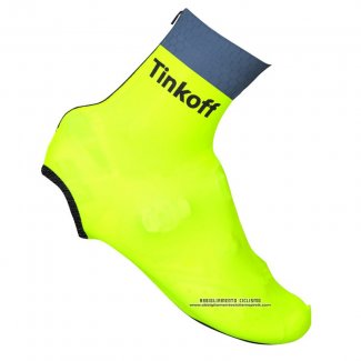 2016 Saxo Bank Tinkoff Copriscarpe Ciclismo Giallo e Grigio