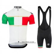 2017 Abbigliamento Ciclismo Assos Campione Italia Manica Corta e Salopette