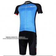 2017 Abbigliamento Ciclismo Nalini Blu Manica Corta e Salopette