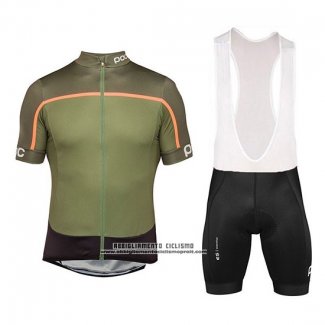 2018 Abbigliamento Ciclismo POC Essential Road Block Camuffamento Manica Corta e Salopette