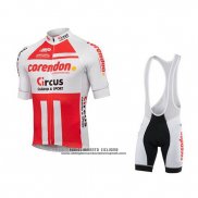 2019 Abbigliamento Ciclismo Sptgrvo Rosso Bianco Manica Corta e Salopette