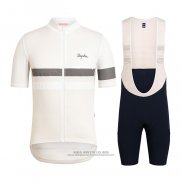 2021 Abbigliamento Ciclismo Rapha Bianco Manica Corta e Salopette