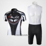 2010 Abbigliamento Ciclismo Nalini Nero Manica Corta e Salopette