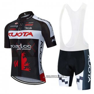 2011 Abbigliamento Ciclismo Kuota Nero e Bianco Manica Corta e Salopette