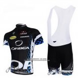 2013 Abbigliamento Ciclismo Orbea Nero Manica Corta e Salopette