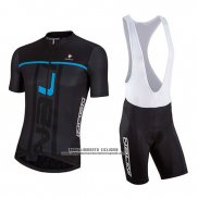 2018 Abbigliamento Ciclismo Nalini Nero e Blu Manica Corta e Salopette