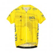 2019 Abbigliamento Ciclismo Tour de France Giallo Manica Corta e Salopette(3)