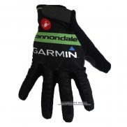 2020 Cannondale Garmin Guanti Dita Lunghe Verde Nero