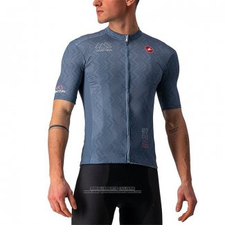 2021 Abbigliamento Ciclismo Giro d'Italia Grigio Manica Corta e Salopette