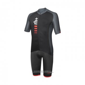 2021 Abbigliamento Ciclismo RH+ Nero Manica Corta e Salopette QXF21-0069