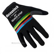 2021 Deceuninck Quick Step Guanti Dita Lunghe Ciclismo Nero