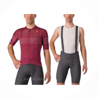 2024 Abbigliamento Ciclismo Giro d'Italia Fuxia Manica Corta e Salopette