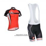 2014 Abbigliamento Ciclismo Castelli Rosso e Nero Manica Corta e Salopette