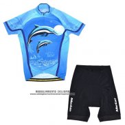 2014 Abbigliamento Ciclismo Monton Celeste Manica Corta e Salopette