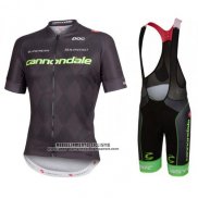 2016 Abbigliamento Ciclismo Cannondale Nero Manica Corta e Salopette