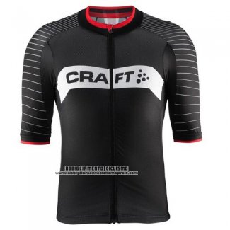 2016 Abbigliamento Ciclismo Craft Nero e Bianco Manica Corta e Salopette