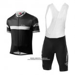 2017 Abbigliamento Ciclismo Loffler Nero e Grigio Manica Corta e Salopette