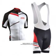 2017 Abbigliamento Ciclismo Northwave Bianco Manica Corta e Salopette