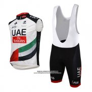 2017 Gilet Antivento UAE Bianco