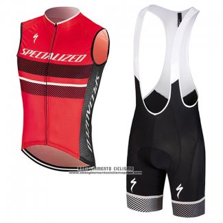 2018 Gilet Antivento Specialized Rosso