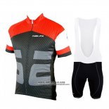 2019 Abbigliamento Ciclismo Nalini Rosso Nero Manica Corta e Salopette