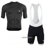 2020 Abbigliamento Ciclismo Ryzon Nero Manica Corta e Salopette