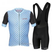 2021 Abbigliamento Ciclismo Le Col Azzurro Manica Corta e Salopette