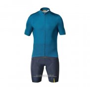 2021 Abbigliamento Ciclismo Mavic Blu Manica Corta e Salopette