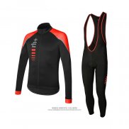 2021 Abbigliamento Ciclismo RH+ Rosso Manica Lunga e Salopette QXF21-0068