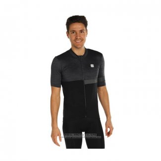 2021 Abbigliamento Ciclismo Sportful Nero Manica Corta e Salopette