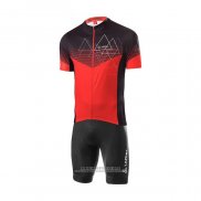 2022 Abbigliamento Ciclismo Loffler Rosso Manica Corta e Salopette