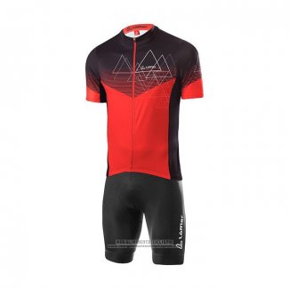 2022 Abbigliamento Ciclismo Loffler Rosso Manica Corta e Salopette