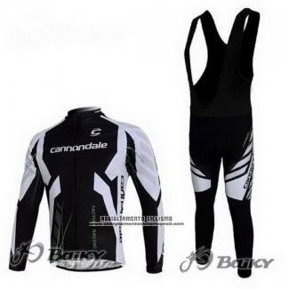 2012 Abbigliamento Ciclismo Cannondale Nero Manica Lunga e Salopette