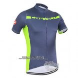 2016 Abbigliamento Ciclismo Castelli Grigio e Verde Manica Corta e Salopette