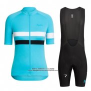 2016 Abbigliamento Ciclismo Donne Sky Blu e Bianco Manica Corta e Salopette