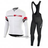 2016 Abbigliamento Ciclismo Specialized Bianco Manica Lunga e Salopette