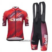 2018 Abbigliamento Ciclismo Cinelli Spento Rosso Manica Corta e Salopette