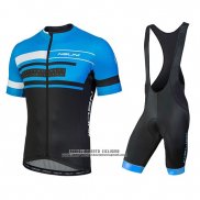 2018 Abbigliamento Ciclismo Nalini Fatica Blu Manica Corta e Salopette