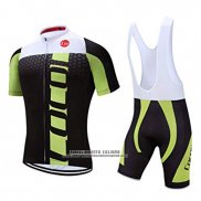 2019 Abbigliamento Ciclismo Coconut Ropamo Nero Verde Manica Corta e Salopette