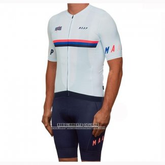 2019 Abbigliamento Ciclismo Maap Nationals Bianco Manica Corta e Salopette