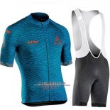 2019 Abbigliamento Ciclismo Northwave Spento Blu Manica Corta e Salopette