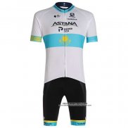 2020 Abbigliamento Ciclismo Astana Campione Kazako Manica Corta e Salopette