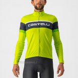 2022 Abbigliamento Ciclismo Castelli Aceso Verde Manica Lunga e Salopette