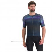 2023 Abbigliamento Ciclismo Sportful Viola Nero Manica Corta e Salopette