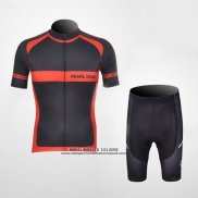 2011 Abbigliamento Ciclismo Pearl Izumi Nero e Rosso Manica Corta e Salopette