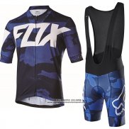 2017 Abbigliamento Ciclismo Fox Ascent Comp Viola Manica Corta e Salopette