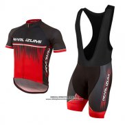 2017 Abbigliamento Ciclismo Pearl Izumi Rosso Manica Corta e Salopette